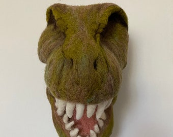 T Rex head for decoration, dinosaur head decoration, dinosaur room decor, T rex wall decor