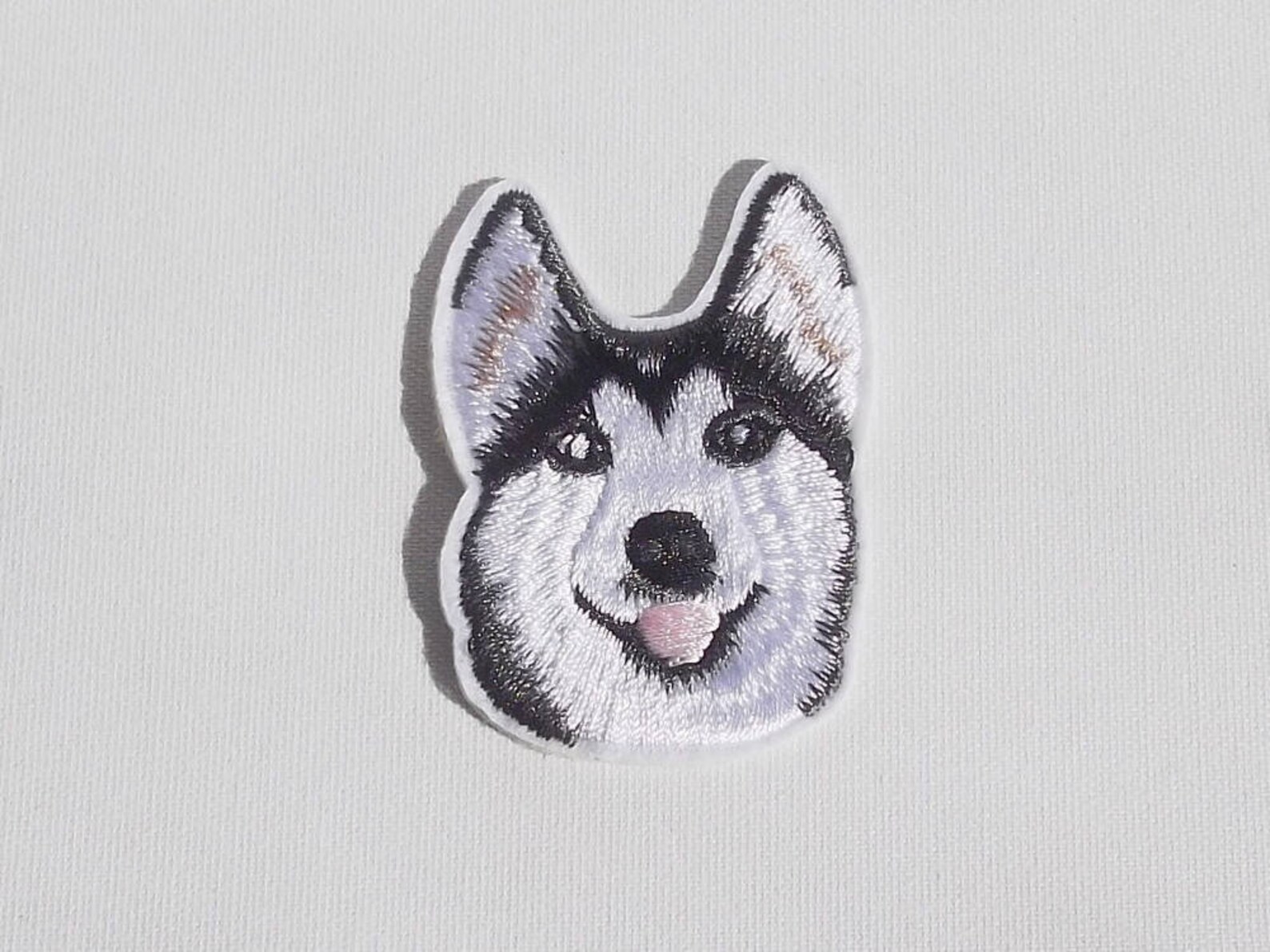 Husky Patch, Husky Dog Iron on Patch, Iron on Dog Patch, Dog Lover Gift