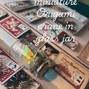 Origami Crane- A tiny wish of folded Wings and Bottled Wishes