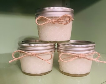 Exfoliante energizante de limón y azúcar - 4 oz Exfoliante totalmente natural