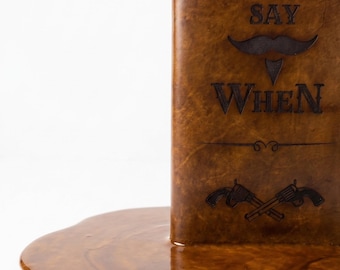 Doc Holiday Leather Journal, Tombstone Western Book Cover