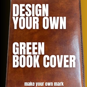 Custom Hand-Carved Leather Military Book Cover, Personalized Journal, Officer Gift