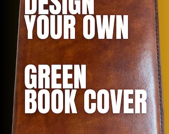 Custom Hand-Carved Leather Military Book Cover, Personalized Journal, Officer Gift