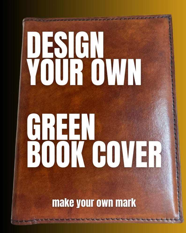 Custom Hand-Carved Leather Military Book Cover, Personalized Journal, Officer Gift Bild 1