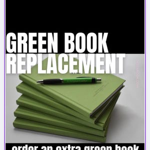Military Green Notebook, Army Issued Log Book (5x8.5)