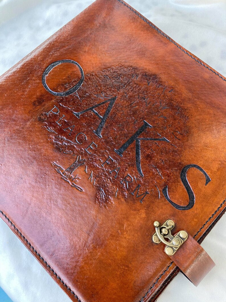 Leder Farm Record Book 3 Ringbuch Organizer Kalender | Etsy