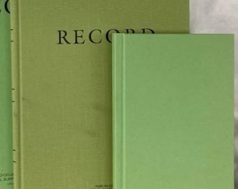 Passez du petit carnet vert au carnet vert au format lettre.