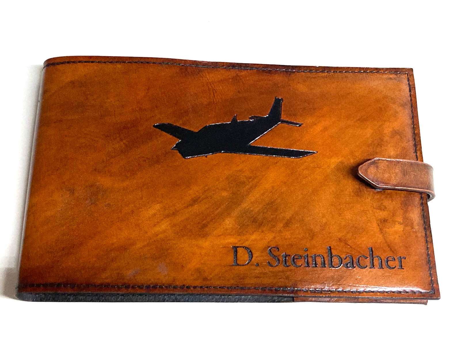 ASA Pilot Log Book Leather Cover Personal Pilot Log Book Etsy