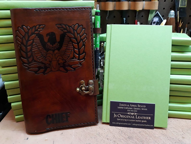 Green Military Notebook Bundle, 5.5"x8" bild 6