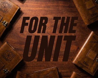 Handcrafted Leather Green Book Covers – Military Unit Order (10 Pack)