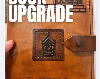 Rank Insignia Pin Frame Upgrade, Green Book Cover
