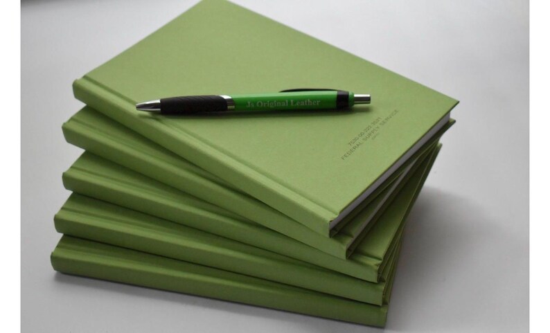 Green Military Notebook Bundle, 5.5"x8" bild 10
