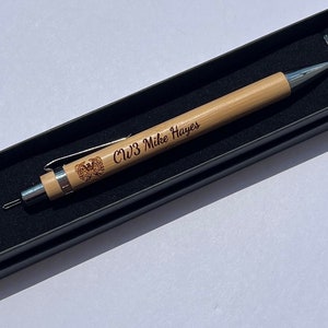 Personalized Pen, Includes Name and some Military Insignias, Personalized Ink Pen, Promotional Deployment or Retirement Gift