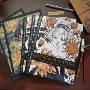 Friends of Nature Adult Colouring E-Book PDF Version