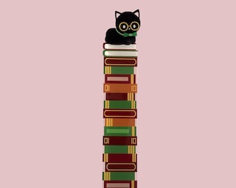 Book Cat Acrylic Washi Stand Washi Display