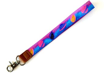 Comet Cat Wristlet Lanyard | Space Cats