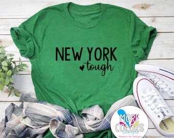 New York Tough T-Shirt - NY Grafik T-Shirt - Herren - Frauen - Unisex - Mehr Farben