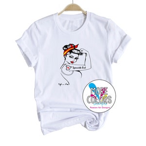 Camisa Española, Camiseta Española, Camiseta Girl Power, Camiseta Linda Mujer, Rosie Española La Remachadora, Chica Española