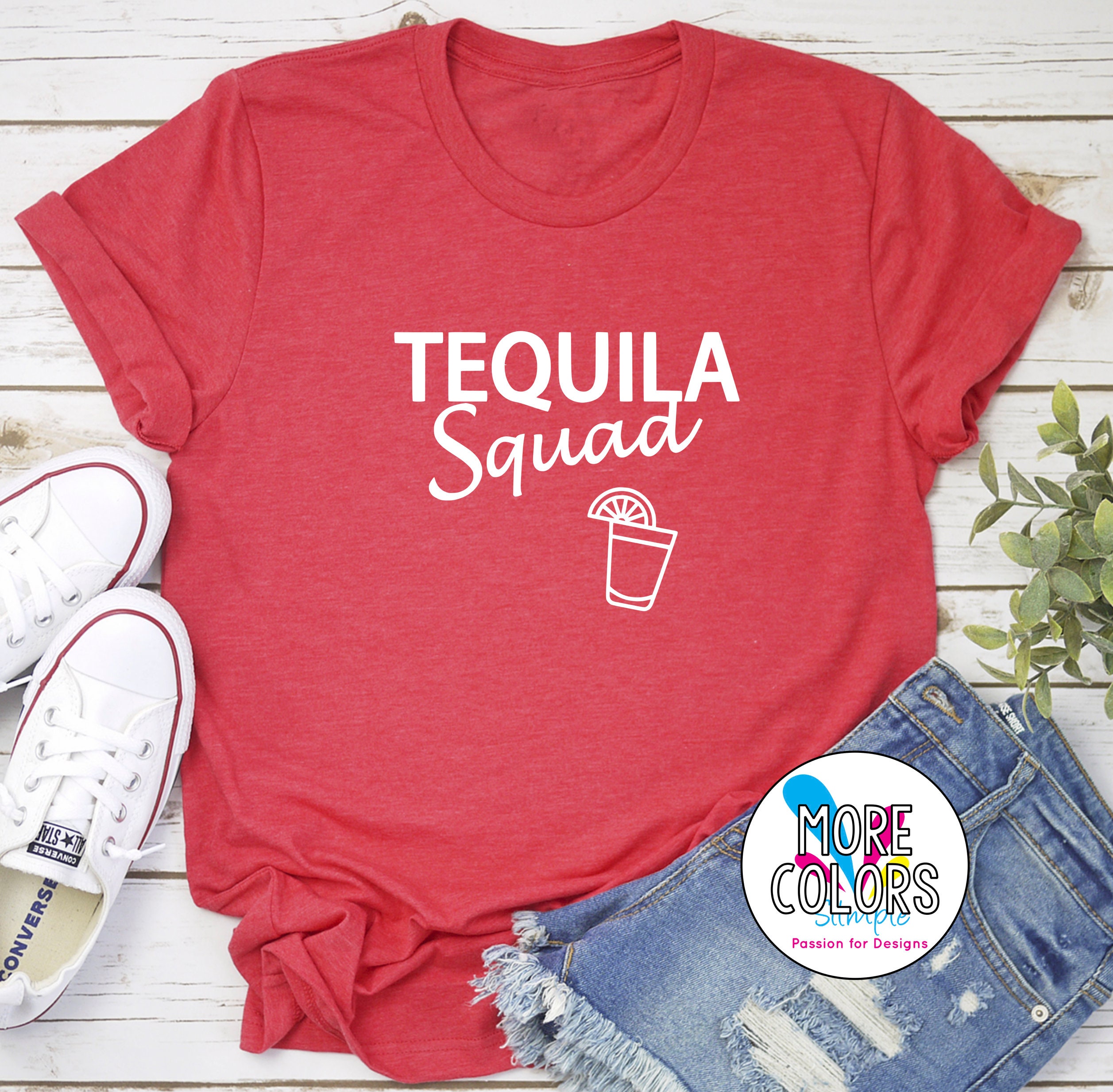 Tequila Squad T-shirt More Colors Funny Cute Shirt 5 De - Etsy