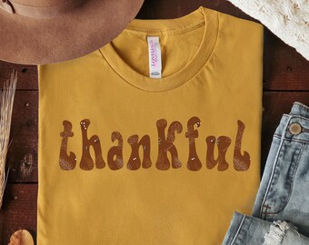 Thanksgiving PNG • Harvest Thankful Sublimation Design • Fall Autumn Clipart PNG • Instant Download Print File