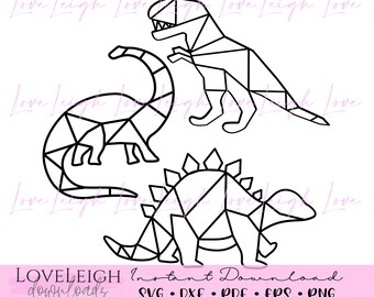 Download Geometric Dinosaur Etsy PSD Mockup Templates