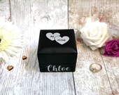 Engagement Ring Box Valentine's day Gift / Personalised Engagement Gift Ring Box / Custom Proposal / Be Mine Gift Wedding Present