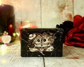 Gothic Style Wedding Ring Box - Luxury Double Ring Box - Alternative Wedding | Halloween Wedding