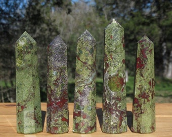 Dragon's Blood, Choose One Obeisk Tower, Bastite,  Epidote and Piedmontite