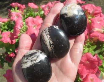 Indian Sardonyx,  Choose One Palm Stone