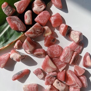Rhodochrosite Tumbles / Gemmy Rhodochrosite / High Grade Rhodochrosite / Gem Tumbles