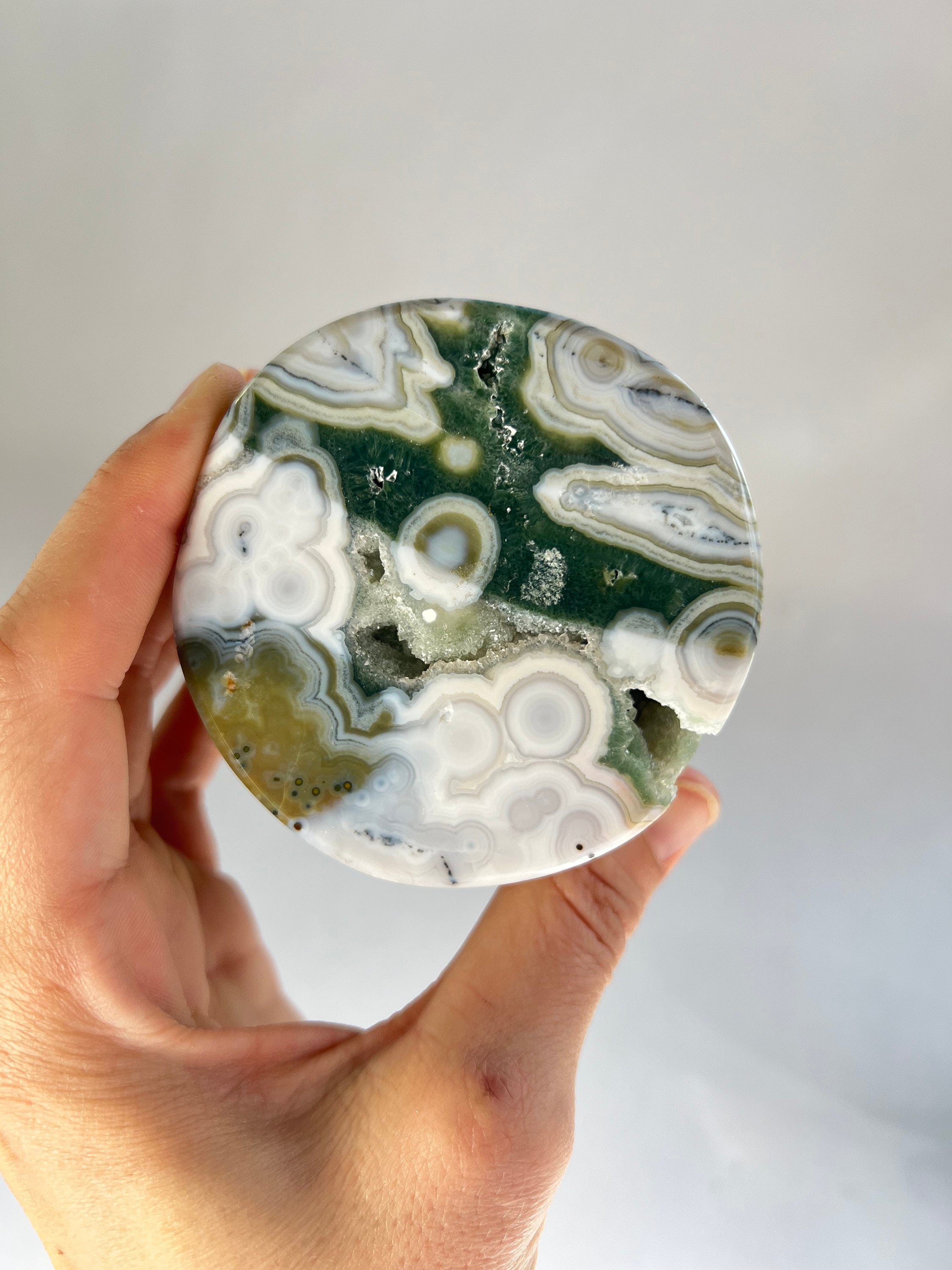 NEW VEIN 8 オーシャンジャスパー XL ドゥルージーコア NOJDE14 - Etsy