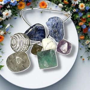 Drittes Auge Chakra Heilstein Set Metaphysisches Geschenk