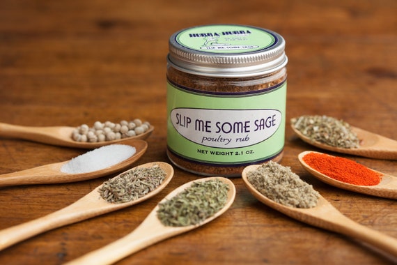 Slip Me Some Sage Poultry Rub Thanksgiving Seasoning Blend Gift