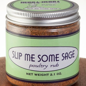Slip Me Some Sage Poultry Rub Thanksgiving Seasoning Blend Gift For Cook Cooking Gifts Poultry Seasoning Poultry Spice Blend image 2