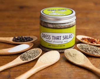 Dress That Salad Salad Dressing Mix- Homemade Dressing Mix-Salad Spice- Dressing Seasoning Mix -Gift For Cooks- Cooking Gifts -Gift For Chef