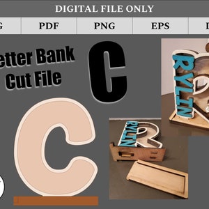 DIGITAL FILE ONLY: Letter Banks - &quot;C&quot;