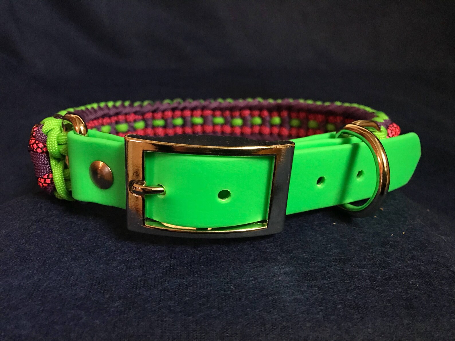 Adjustable paracord dog collar Etsy
