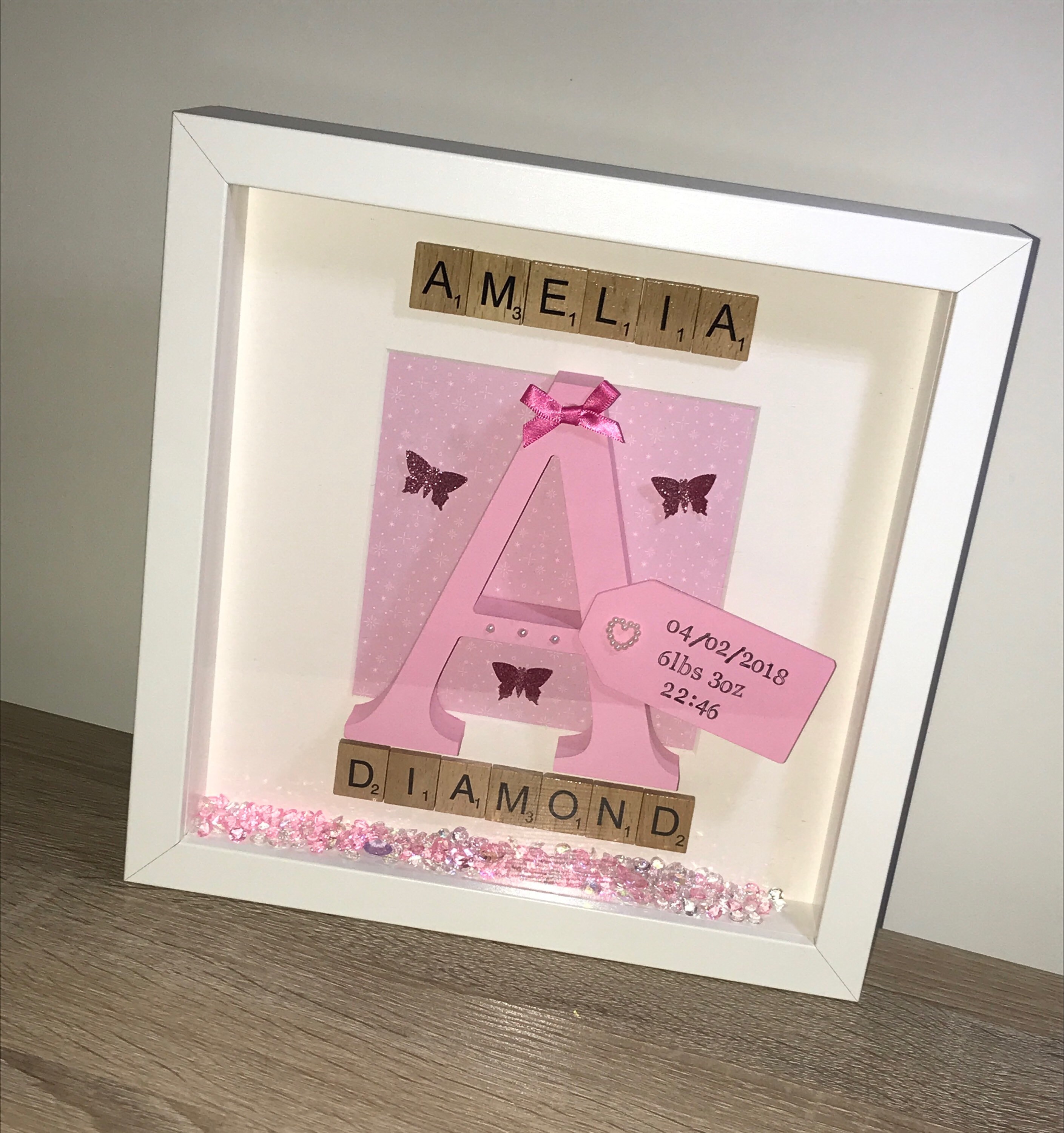 christening box frame