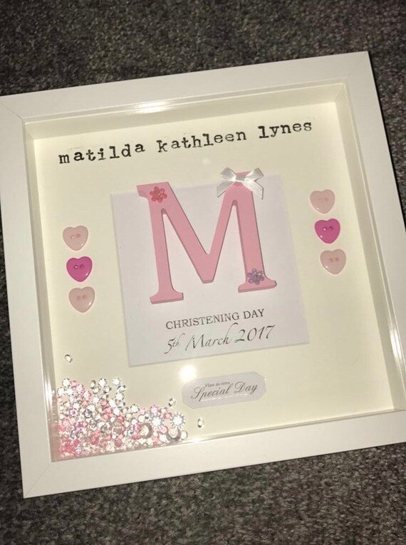christening box frame