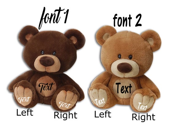 custom teddy bear etsy