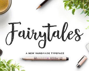 Fairytales Script Fonts Download font Swirly Font Script Font Digital download swash font Cricut font calligraphy font wedding font bundle