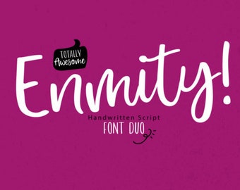 Enmity Fonts Download font Swirly Font Script Font Digital download swash font Cricut font calligraphy font wedding font bundle