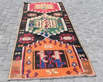 Turkey Rug,Turkish handmade Kilim Turkish kilim Vintage  oushak kilim Kilim rug 5.5 x 13.3 feet Kilim Handmade Kilim Rug Turkish rug
