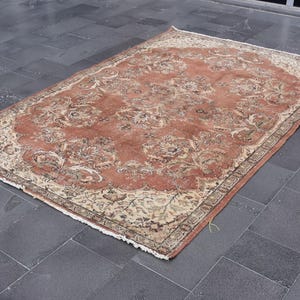 Livingroom rug, Large area rug, Turkish rug, Vintage rug, Bohemian rug, Home decor, Nomadic rug, Boho decor, Carpet,  5.7 x 8.6 ft DC11577
