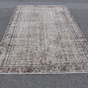 Turkish runner rug, Vintage area rug, Handmade rug, 5.7 x 9.2  ft Floor rug, Hallway wool rug, Boho rug, Oriental rug, Bohemian rug DC11651