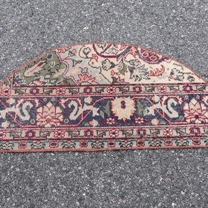 Alfombra de lana hecha a mano, alfombra turca, alfombra vintage, alfombra de área pequeña, felpudo de 3,2 x 1,6 pies, alfombra boho, decoración del hogar, decoración de la pared, alfombra, DC9344