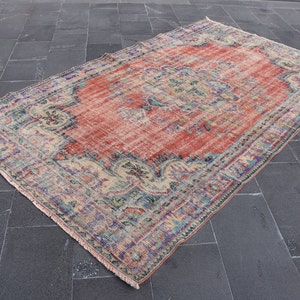 Turkish Rug Vintage Runner Rug 5.3x8.9 feet Free Shipping Bohemian Runner Rug Faded Runner Rug Boho Runner Rug Decorative Runner Rug DC10239