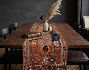 Camino de mesa, decoración boho, decoración de granja, decoración de boda, manteles, decoración del hogar, cubierta de mesa rústica, lino neutro, terroso, refinado