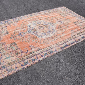 Runner Rug, Boho Rug, Aztec Rug 5.5 x .7 ft farmhouse rug, Turkish Rug, Vintage Rug, Organic Rug , Handmade Rug , Hallway Rug  DC11265