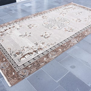 Runner rug, Vintage rug, Hallway rug, Turkish rug, Oriental rug, 6 x 12.5 ft Bohemian rug, Home decor, Entryway rug, Rustic decor DC10850